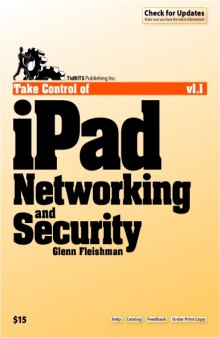 Take Control of iPad Networking and Security