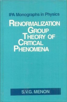 Renormalization Group Theory of Critical Phenomena  