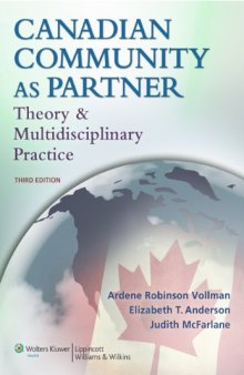 Canadian Community As Partner: Theory & Multidisciplinary Practice