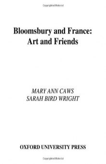 Bloomsbury and France : art and friends