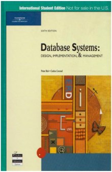 Database systems: Design, Implementation, and Management