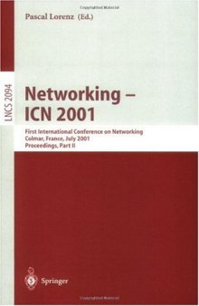 Networking — ICN 2001: First International Conference on Networking Colmar, France, July 9–13, 2001 Proceedings, Part II