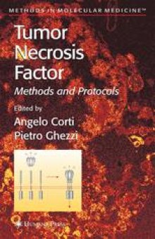 Tumor Necrosis Factor: Methods and Protocols