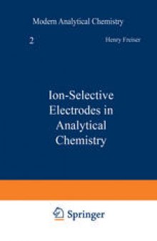 Ion-Selective Electrodes in Analytical Chemistry