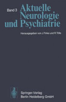 Aktuelle Neurologie und Psychiatrie: Band 3