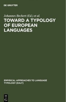 Toward a Typology of European Languages