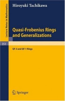 Quasi-Frobenius Rings and Generalizations QF-3 and QF-1 Rings