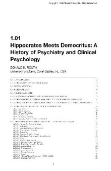 Comprehensive Clinical Psychology