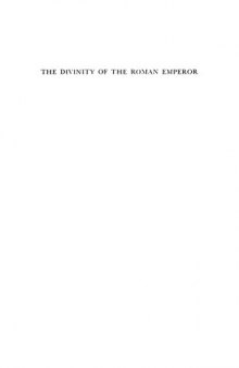Divinity of the Roman Emperor
