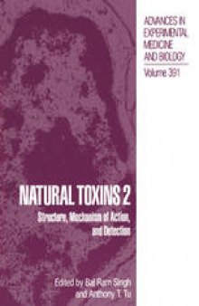 Natural Toxins 2: Structure, Mechanism of Action, and Detection