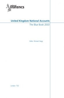 United Kingdom National Accounts 2003: The Blue Book