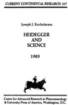 Heidegger and Science