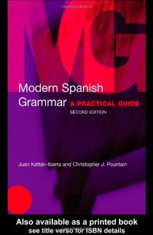 Modern Spanish grammar