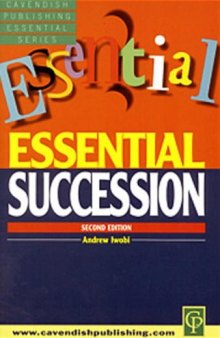 Essential Succession, 2nd Edition (Essentials Series)