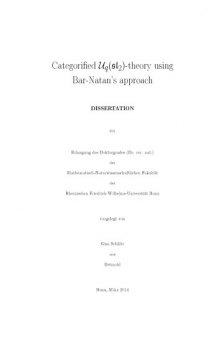 Categorified Uq(sl2)-theory using Bar-Natan’s approach