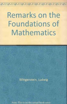 Remarks On The Foundation Of Mathematics