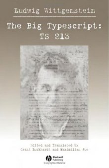 The Big Typescript, German English Scholars' Edition: TS 213