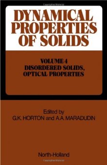 Disordered Solids, Optical Properties