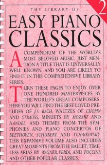 Library of Easy Piano Classics 2 (Music Sales America)