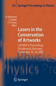 Lasers in the Conservation of Artworks: LACONA V Proceedings, Osnabrück, Germany, Sept. 15–18, 2003