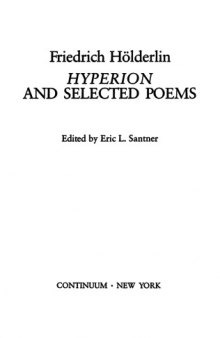 Hyperion and Selected Poems (German Library)