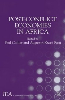Post-Conflict Economies in Africa (International Economic Association)