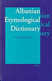 Albanian etymological dictionary