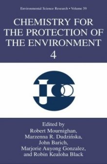 Chemistry for the Protection of the Environment 4 (Environmental Science Research)