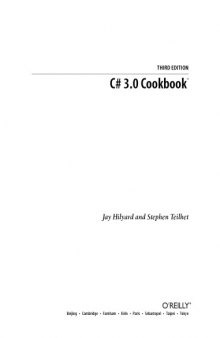 OReilly C# 3.0 Cookbook 