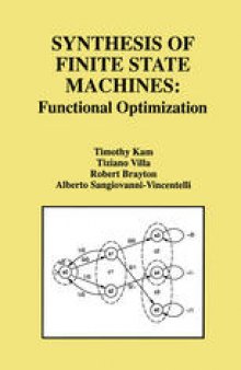Synthesis of Finite State Machines: Functional Optimization