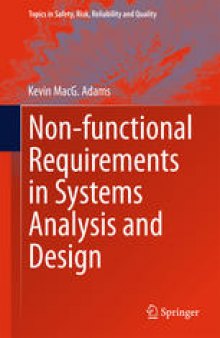 Nonfunctional Requirements in Systems Analysis and Design