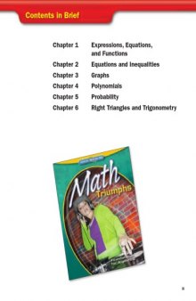 Glencoe McGraw-Hill Math Triumphs Foundations For Algebra 2 spiral bound Teacher's Edition 2010  