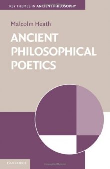 Ancient Philosophical Poetics