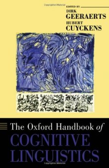 The Oxford Handbook of Cognitive Linguistics 