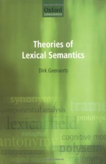 Theories of Lexical Semantics (Oxford Linguistics)