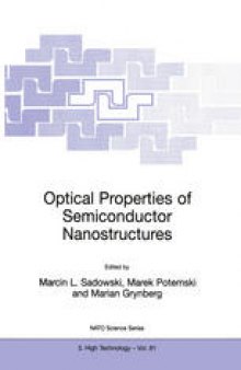 Optical Properties of Semiconductor Nanostructures