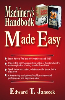 Machinery's handbook made easy