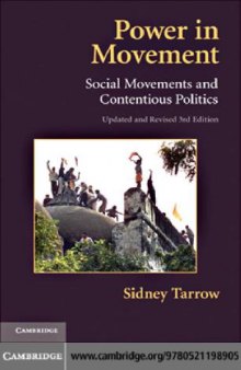Power in Movement Social Movements and Contentious Politics Revised and Updated Third Edition