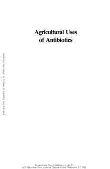 Agricultural Uses of Antibiotics