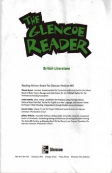 The Glencoe Reader Grade 12