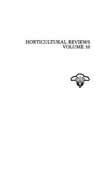 Horticultural Reviews, Volume 10