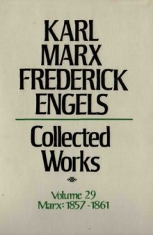 Marx-Engels Collected Works,Volume 29 - Marx: 1857-1861
