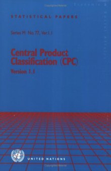 Central Product Classification (CPC) Version 1.1 (Statistical Papers)