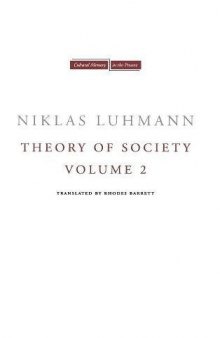 Theory of Society, Volume 2