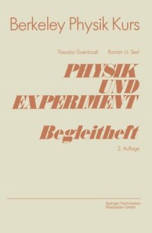 Physik und Experiment: Begleitheft
