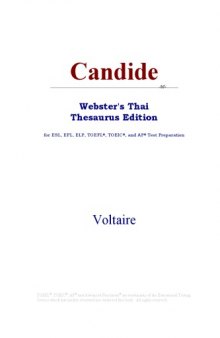Candide (Webster's Thai Thesaurus Edition)