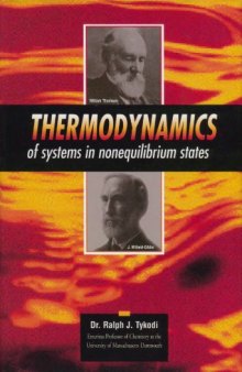 Thermodynamics of systems in nonequilibrium states 