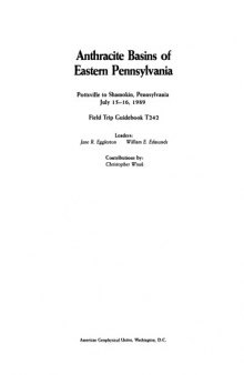 Anthracite Basins of Eastern Pennsylvania