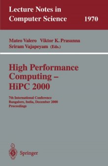 High Performance Computing — HiPC 2000: 7th International Conference Bangalore, India, December 17–20, 2000 Proceedings