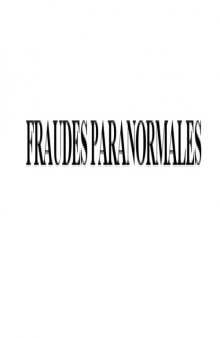 Fraudes paranormales